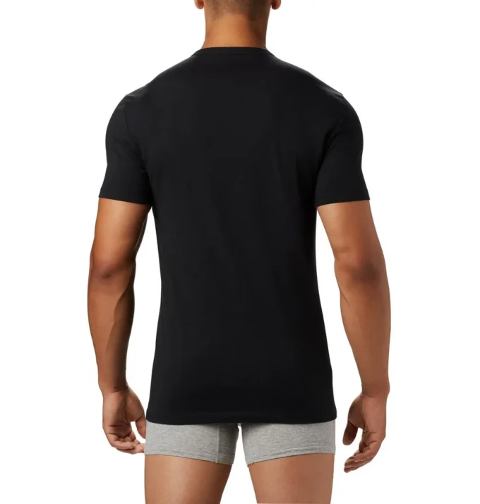 Camiseta de cuello redondo para hombre, corte clásico, paquete de 3
