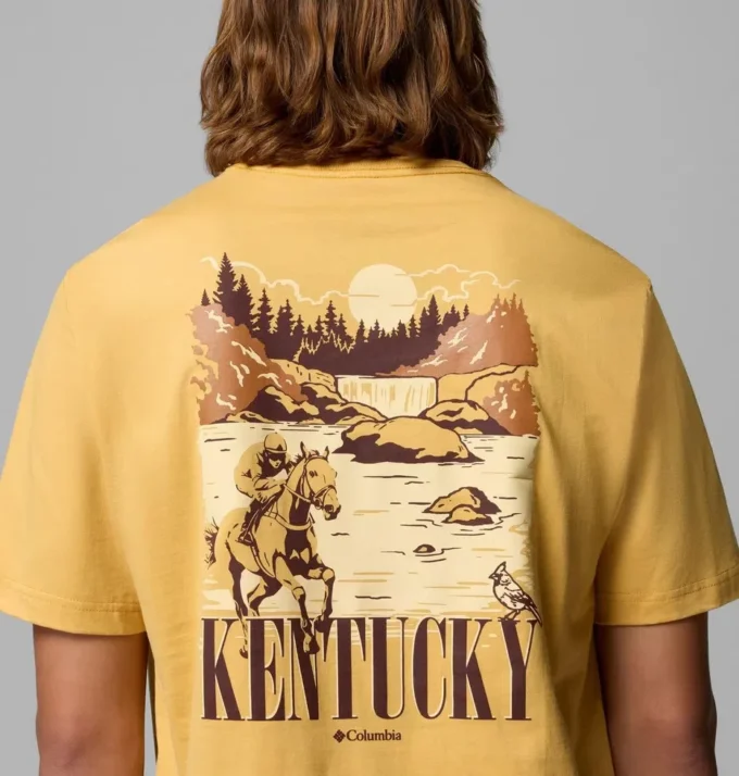 Camiseta de manga corta Backstretch KY CSC para hombre