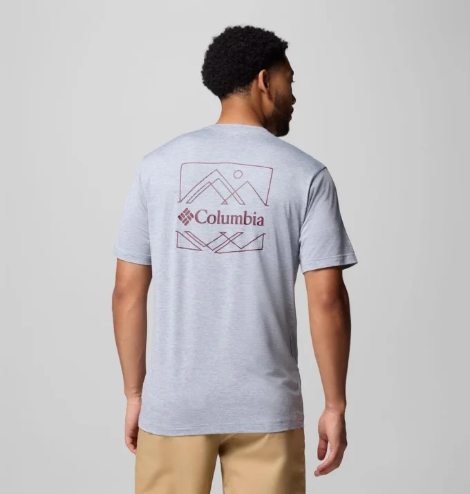 Camiseta de manga corta con gráfico en la espalda Kwick Hike™ para hombre Camiseta de manga corta con gráfico en la espalda Kwick Hike™ para hombre