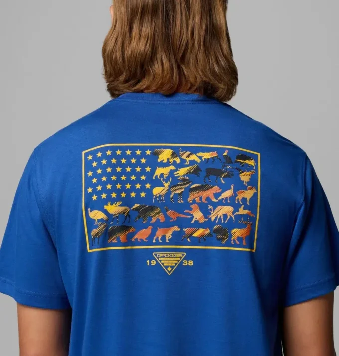 Camiseta de manga corta Marques Flag Br PHG para hombre