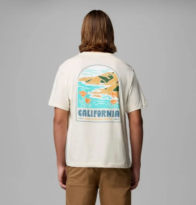 Camiseta de manga corta para hombre Bixby CA CSC