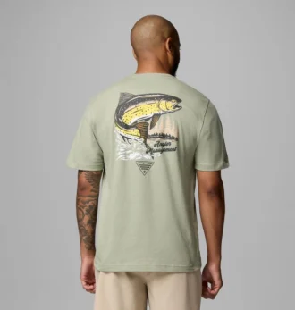 Camiseta de manga corta para hombre Charlie Trout PFG