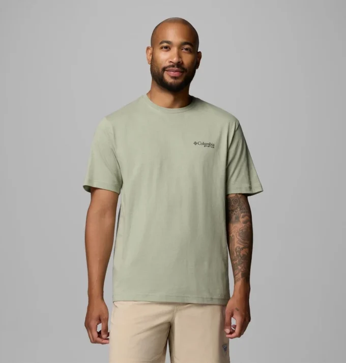Camiseta de manga corta para hombre Charlie Trout PFG