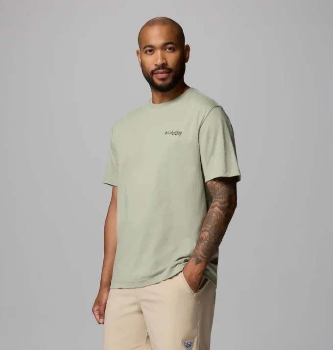 Camiseta de manga corta para hombre Charlie Trout PFG