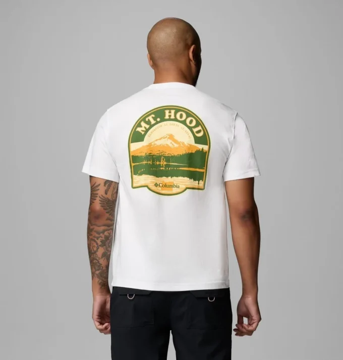 Camiseta de manga corta para hombre Heavenly Mt Hood CSC