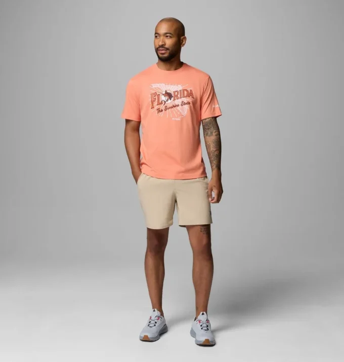 Camiseta de manga corta para hombre Vacation Marlin FL PFG