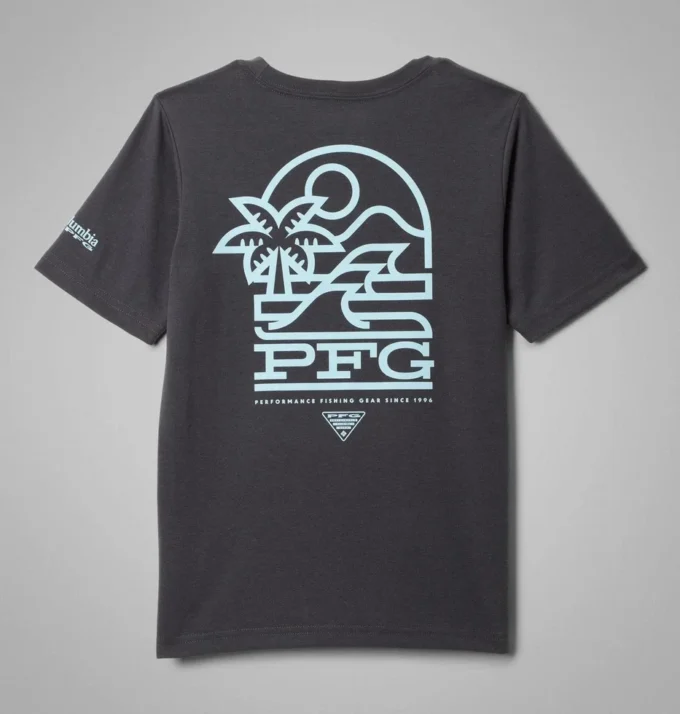 Camiseta de manga corta PFG™ Palm Waves para niño Camiseta de manga corta PFG™ Palm Waves para niño