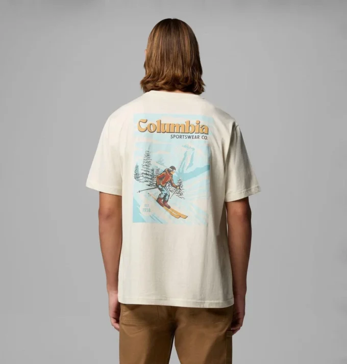 Camiseta de manga corta Powder Ski CSC para hombre