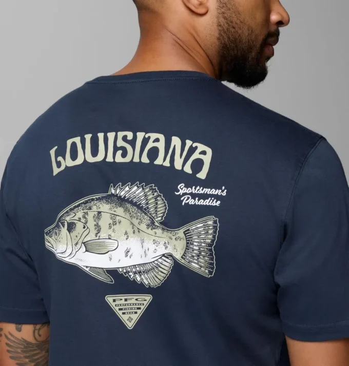 Camiseta de manga corta Sportsman LA Br PFG para hombre