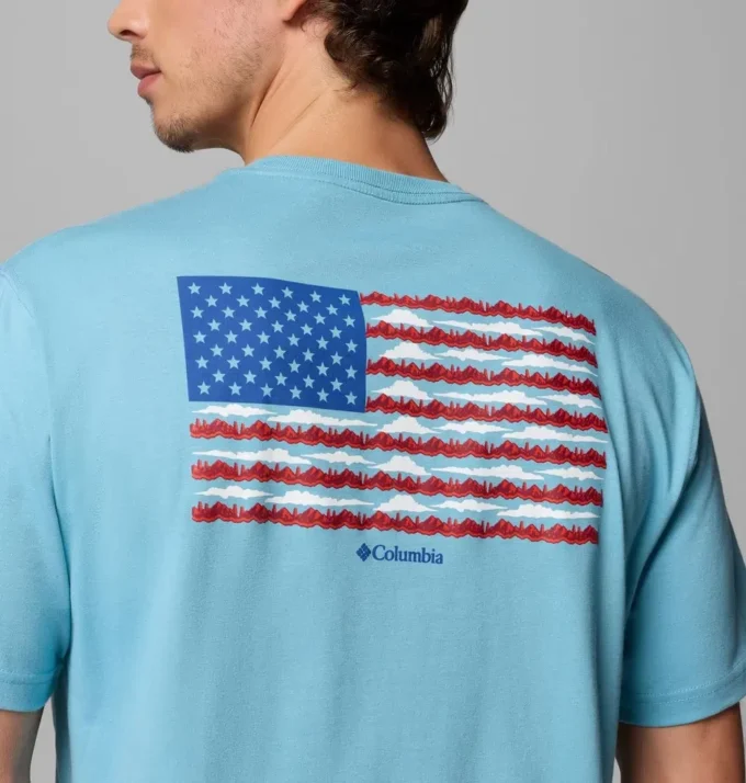 Camiseta de manga corta Thesen Flag CSC para hombre