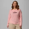 Camiseta de manga larga con estampado gráfico Ruby Springs™ para mujer – Tallas grandes