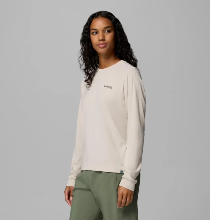 Camiseta de manga larga con estampado PFG Uncharted™ para mujer Camiseta de manga larga con estampado PFG Uncharted™ para mujer