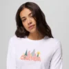 Camiseta de manga larga con estampado Ruby Springs™ para mujer