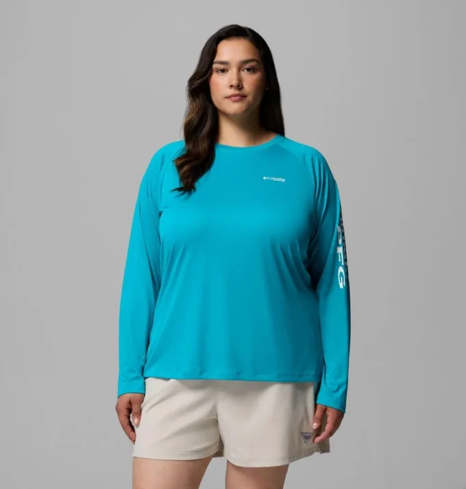 Camiseta de manga larga PFG Tidal Tee™ II para mujer – Tallas grandes Camiseta de manga larga PFG Tidal Tee™ II para mujer – Tallas grandes