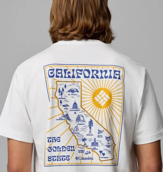 Camiseta Golden CA CSC para hombre
