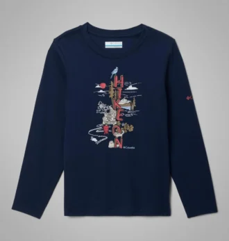 Camiseta gráfica de manga larga Dobson Pass™ para niño