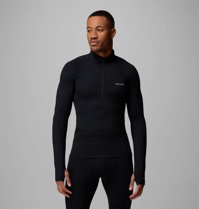 Camiseta interior de peso medio Omni-Heat™ con media cremallera para hombre Camiseta interior de peso medio Omni-Heat™ con media cremallera para hombre