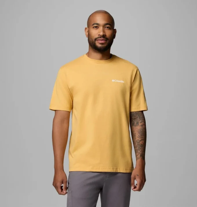 Camiseta Oro CA Bear CSC para hombre