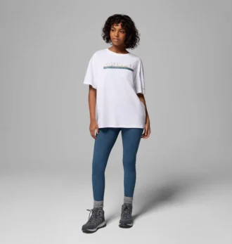 Camiseta oversize con estampado Rolling Bend™ para mujer