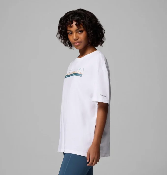 Camiseta oversize con estampado Rolling Bend™ para mujer