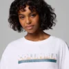 Camiseta oversize con estampado Rolling Bend™ para mujer