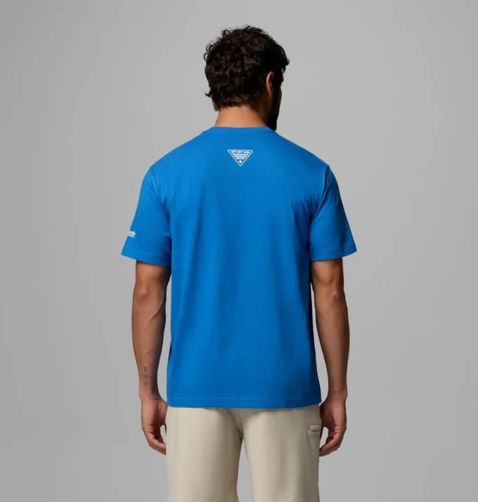 Camiseta PFG™ Silver Bank Americana Hook Flag para hombre