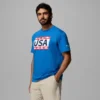Camiseta PFG™ Silver Bank Americana Hook Flag para hombre