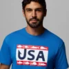 Camiseta PFG™ Silver Bank Americana Hook Flag para hombre