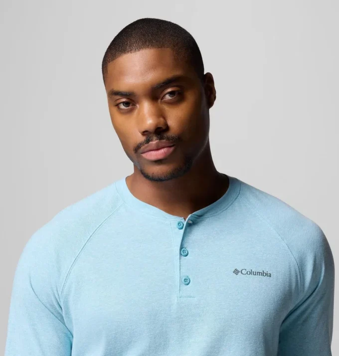Camiseta Raglan Henley Thistletown Hills™ para hombre