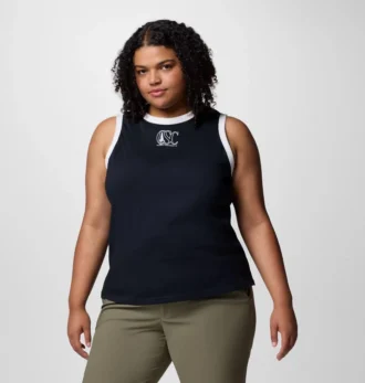 Camiseta sin mangas con gráfico Rolling Bend™ para mujer – Tallas grandes