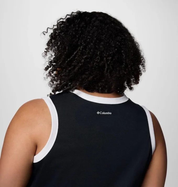 Camiseta sin mangas con gráfico Rolling Bend™ para mujer – Tallas grandes