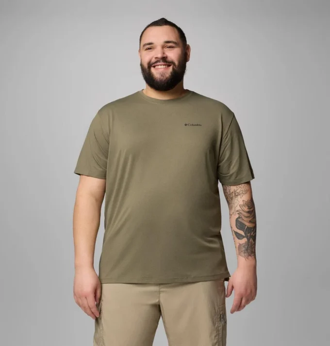 Camiseta técnica de manga corta para hombre Tech Trail™ Utility – Talla grande