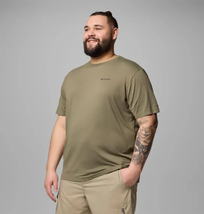 Camiseta técnica de manga corta para hombre Tech Trail™ Utility – Talla grande