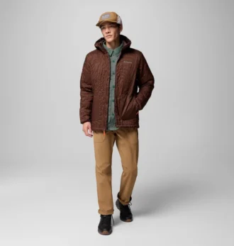 Chaqueta acolchada con capucha Landroamer™ para hombre