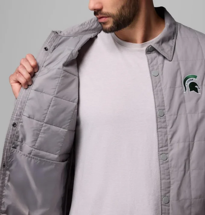 Chaqueta acolchada para hombre Collegiate Campus Roam™ – Michigan State
