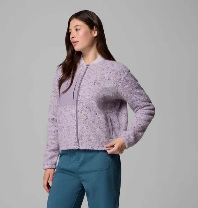 Chaqueta bomber con cremallera completa y forro polar Stellar Path™ para mujer Chaqueta bomber con cremallera completa y forro polar Stellar Path™ para mujer