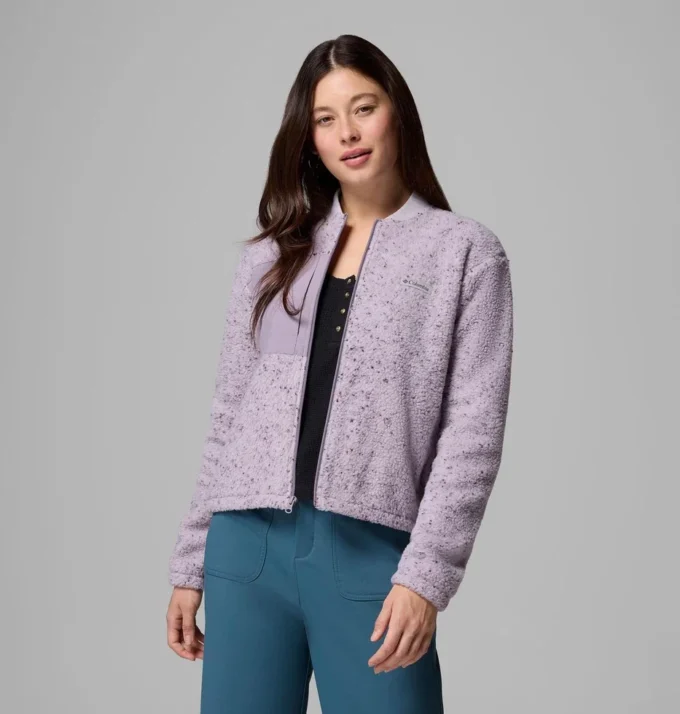 Chaqueta bomber con cremallera completa y forro polar Stellar Path™ para mujer Chaqueta bomber con cremallera completa y forro polar Stellar Path™ para mujer