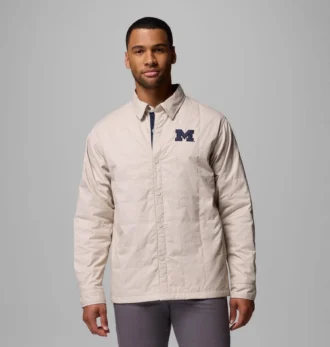 Chaqueta camisa acolchada Collegiate Campus Roam™ para hombre – Michigan