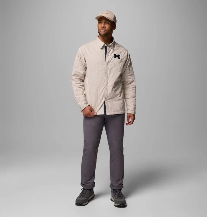Chaqueta camisa acolchada Collegiate Campus Roam™ para hombre – Michigan