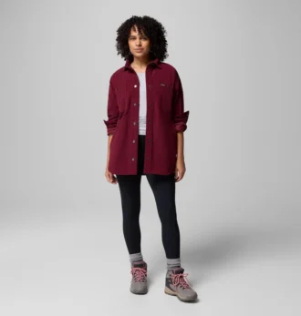 Chaqueta camisa de pana Blue Point Creek™ para mujer