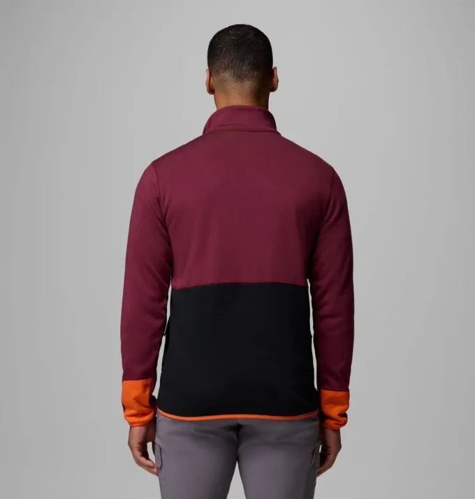 Chaqueta Columbia Hike™ con media cremallera para hombre – Virginia Tech