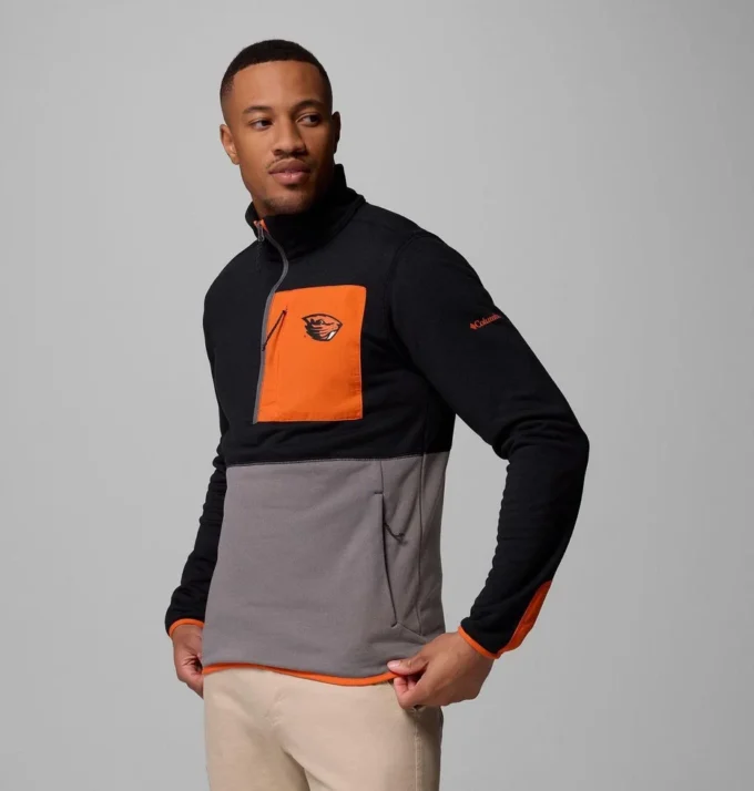 Chaqueta Columbia Hike™ Half Zip para hombre, estilo universitario – Oregon State