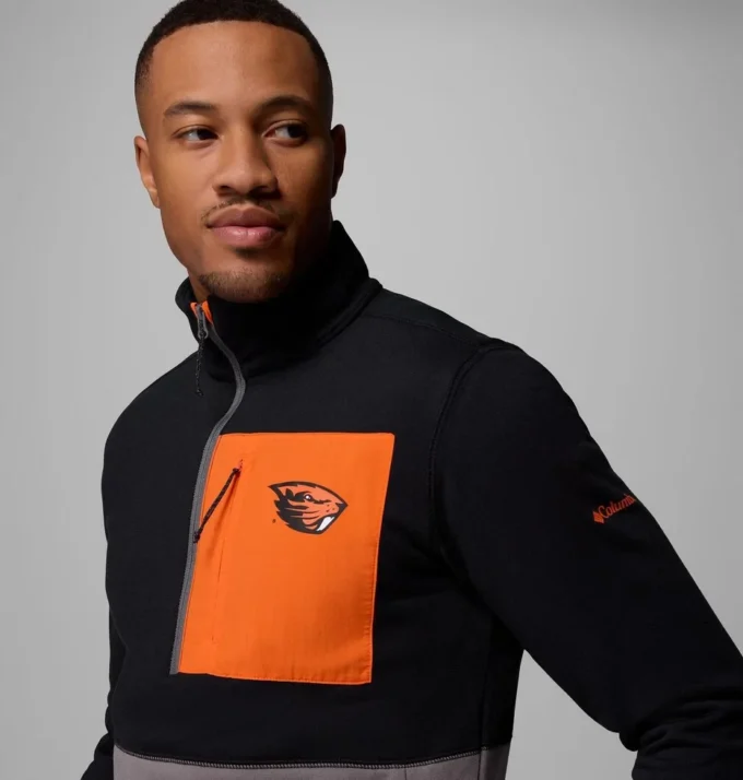 Chaqueta Columbia Hike™ Half Zip para hombre, estilo universitario – Oregon State