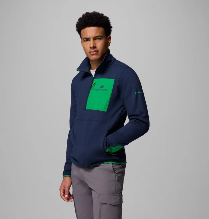 Chaqueta Columbia Hike™ Half Zip para hombre – Notre Dame