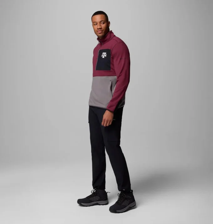 Chaqueta Columbia Hike™ Half Zip para hombre – Texas A&M