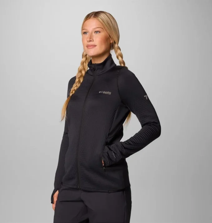 Chaqueta con cremallera completa Crystal Leaf™ Omni-Heat™ Helix para mujer Chaqueta con cremallera completa Crystal Leaf™ Omni-Heat™ Helix para mujer