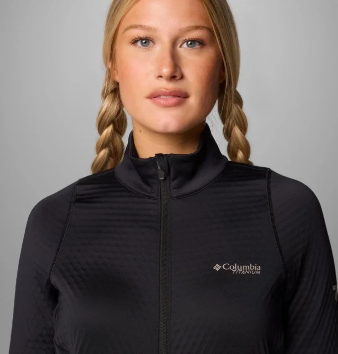 Chaqueta con cremallera completa Crystal Leaf™ Omni-Heat™ Helix para mujer Chaqueta con cremallera completa Crystal Leaf™ Omni-Heat™ Helix para mujer