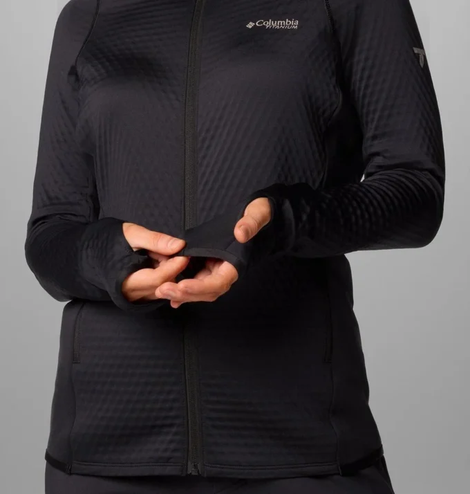 Chaqueta con cremallera completa Crystal Leaf™ Omni-Heat™ Helix para mujer Chaqueta con cremallera completa Crystal Leaf™ Omni-Heat™ Helix para mujer