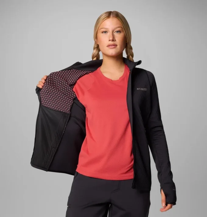 Chaqueta con cremallera completa Crystal Leaf™ Omni-Heat™ Helix para mujer Chaqueta con cremallera completa Crystal Leaf™ Omni-Heat™ Helix para mujer