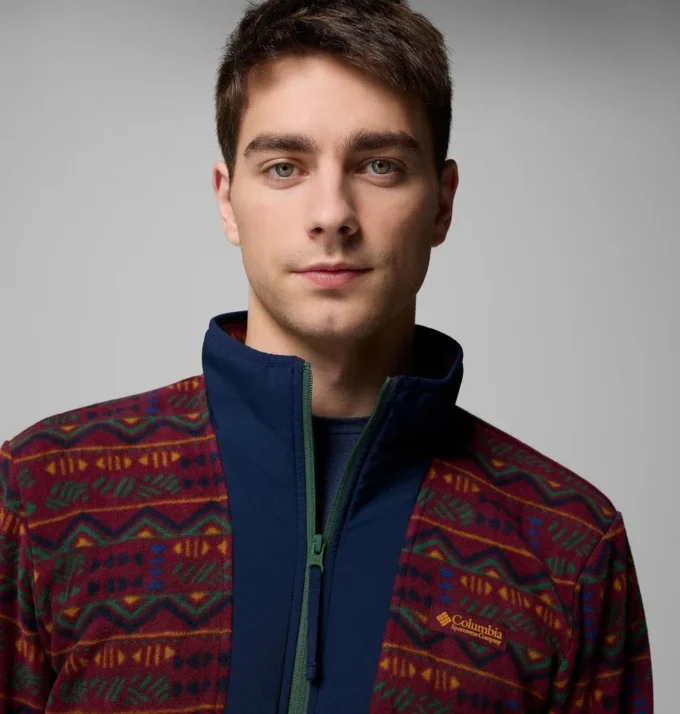 Chaqueta con cremallera completa estampada Sequoia Grove™ para hombre – Tall Chaqueta con cremallera completa estampada Sequoia Grove™ para hombre – Tall
